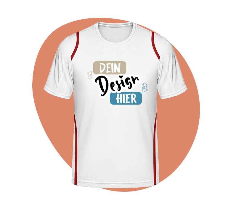 Herren Sportshirt bedrucken - Trikot mit Nummer und Logo