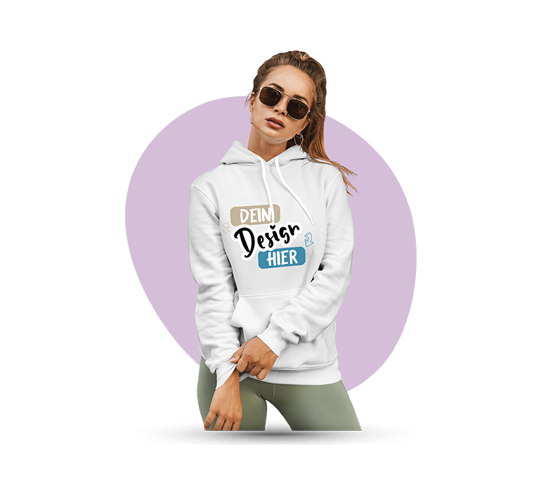 Damen Hoodies gestalten – Pullover online bedrucken