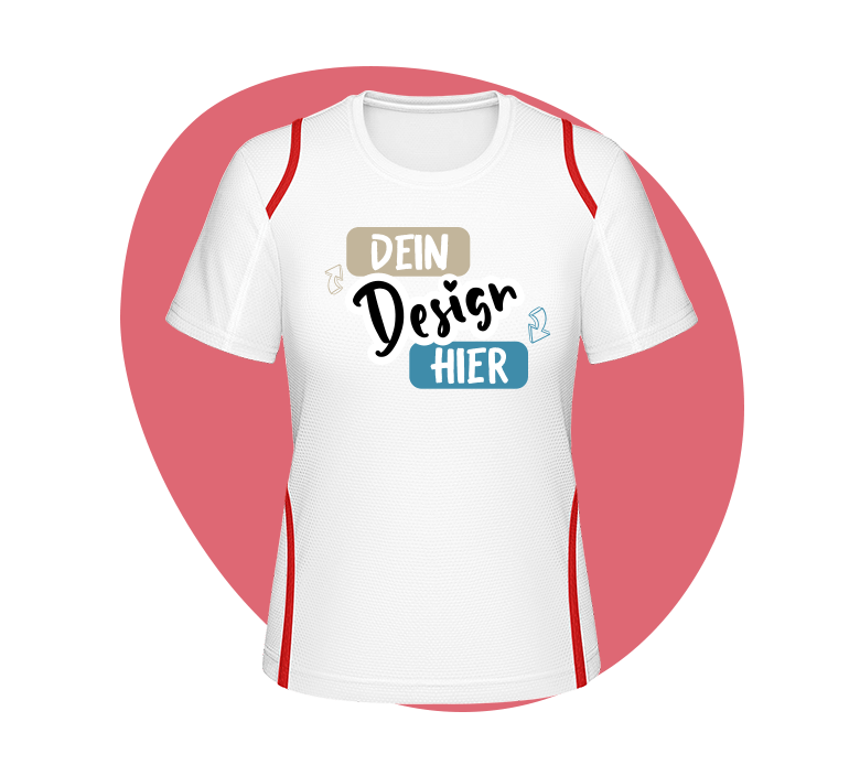 Damen Sportshirt bedrucken – Trikot selbst gestalten